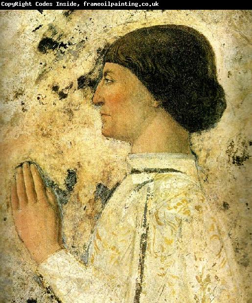 Piero della Francesca sigismondo malatesta, detail from st sigismund and